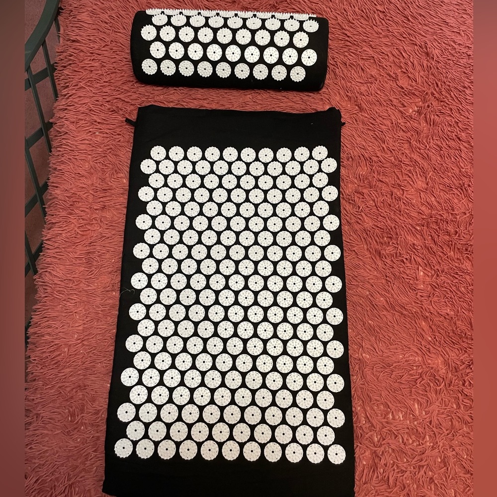 Acupressure Mat and Neck Pillow